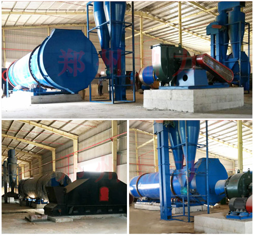 木薯渣烘干機安裝現(xiàn)場